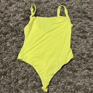 SKIMS - Fits everybody square neck bodysuit Highlighter Green